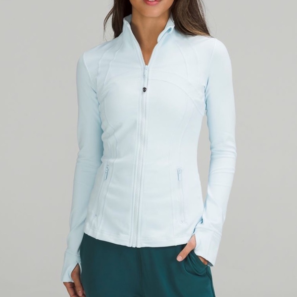 NWT Lululemon Define Jacket *Luon Powder Blue Size 4 - Picture 1 of 11